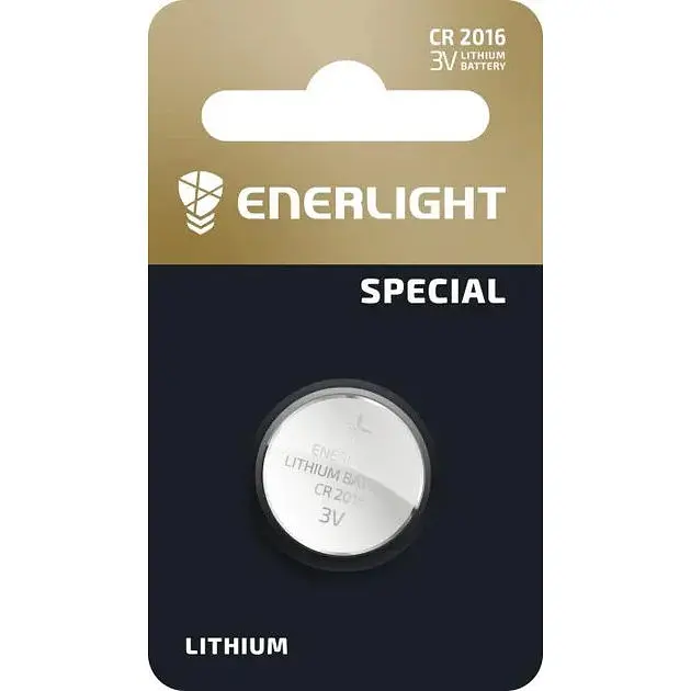 Батарейка ENERLIGHT LITHIUM CR2016 1 штука