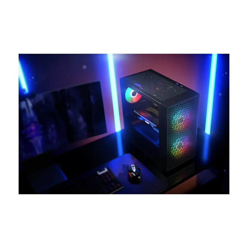 Корпус для ПК Logic concept DART PRO MINI ARGB BLACK (AM-DART-PRO-ARGB-10) - фото 6