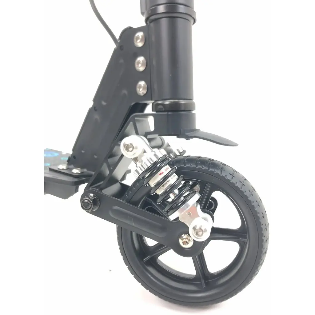 Дитячий Електросамокат E-Scooter ES3 LED + амортизатор Чорний - фото 5