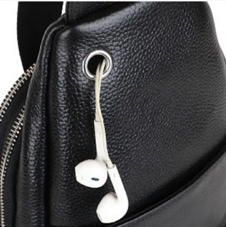 Сумка-слінг для чоловіків чорний TIDING BAG sum0028779 - фото 4