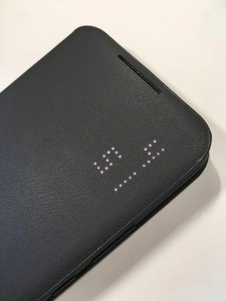 Оригинальный чехол-книжка для Samsung Galaxy S22 Plus Smart LED View Cover Black EF-NS906PBEGWW SM-906 - фото 6