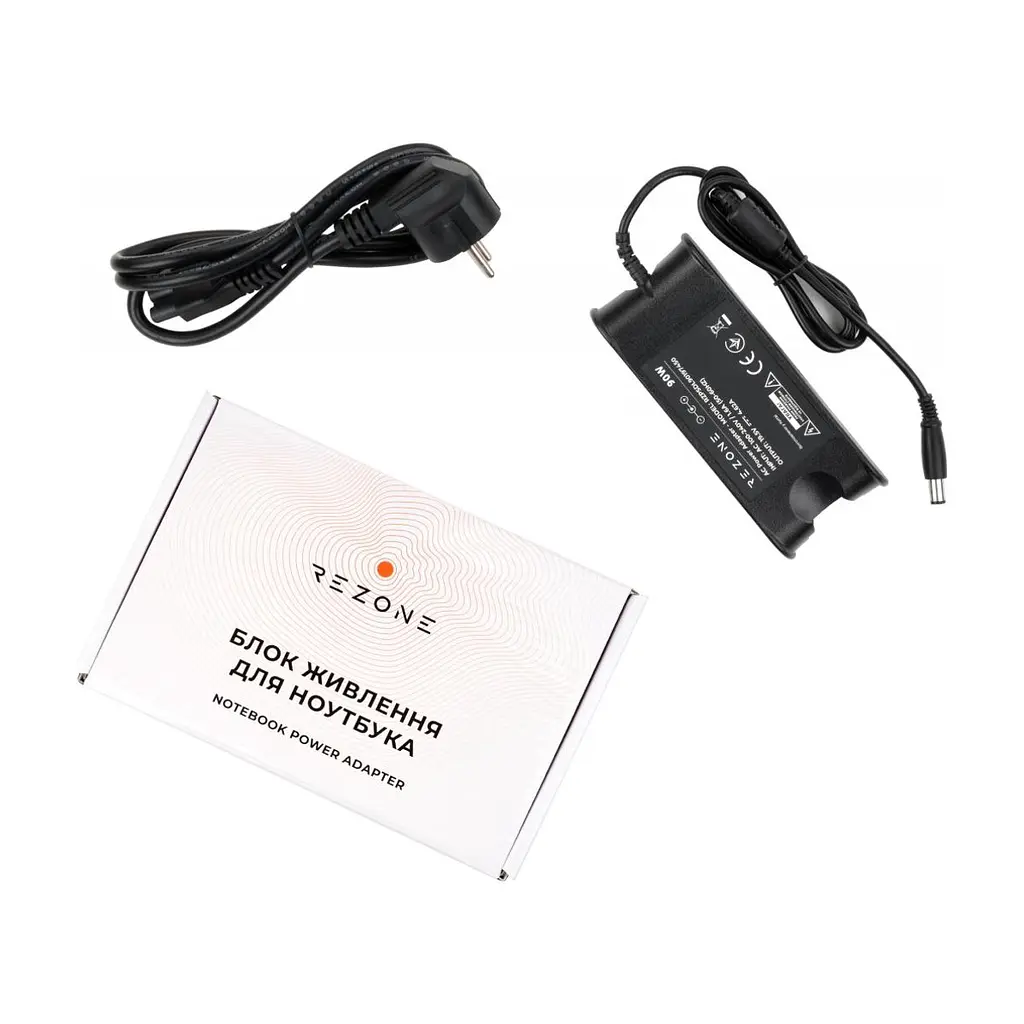Блок живлення до ноутбуку Rezone DELL 90W 19.5V 4.62A 7.4*5.0 (RZPSDL90197450) - фото 2