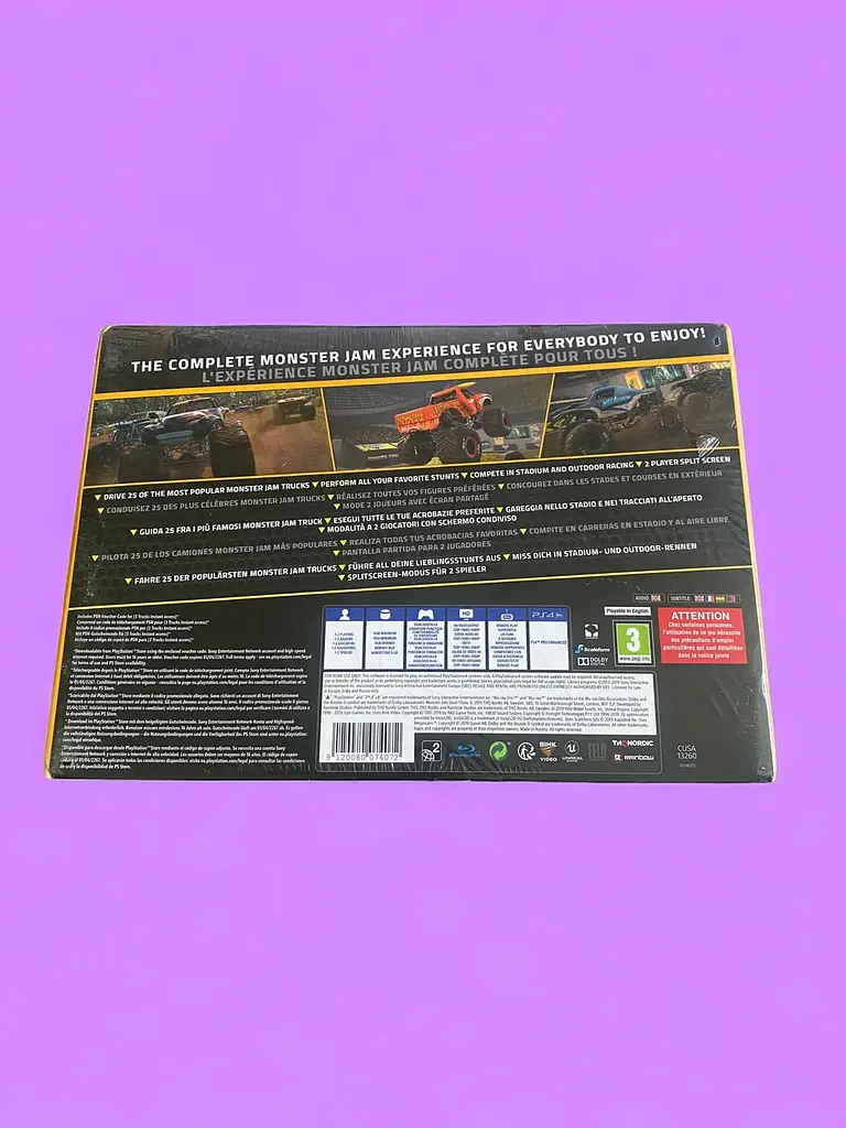 Колекційний набір, Подарунковий набір для геймера гра Monster Jam Steel Titans Collectors Edition PS 4 - фото 4