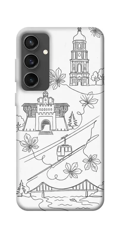 TPU чохол Demsky Kyiv spirit для Samsung Galaxy S24 FE