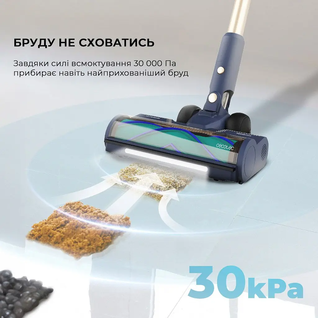 Вертикальный пылесос Cecotec Conga Rockstar 10500 Solar AquaPet Flex [A01 EU01 102551] - фото 2