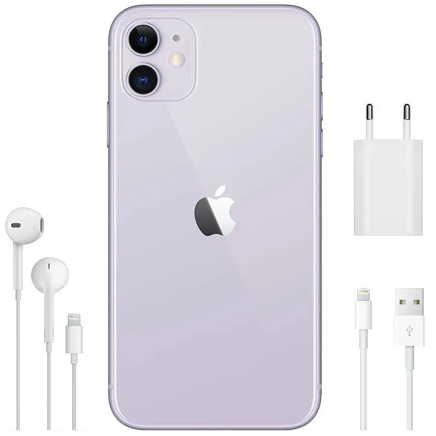 Смартфон iPhone 11 64GB Model A2221 Grade A Seller Refurbished Purple - фото 6