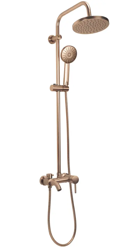 Душова система з виливом Rea Luis brushed copper REA-P7156 - фото 7
