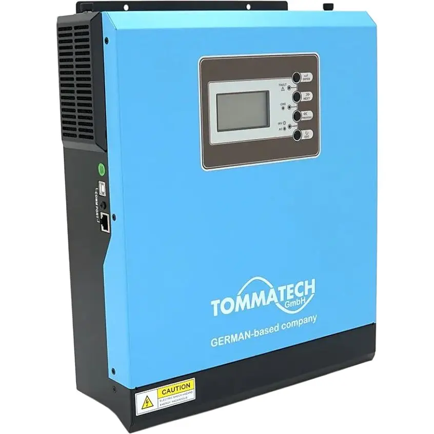 Гибридный инвертор TommaTech TT-NEW1K-12, 1000W, 12V ток заряда 20/10А ШИМ - фото 1