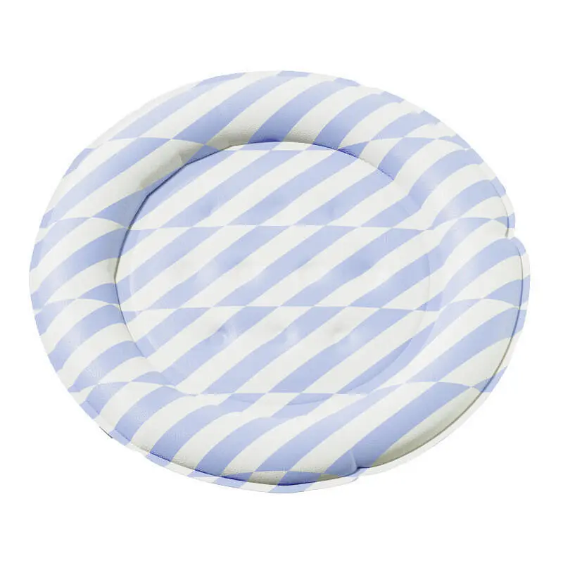 Килимок для собак, що охолоджує, GEL Pet Cooling Mat Round Purple 70х70 см - фото 2