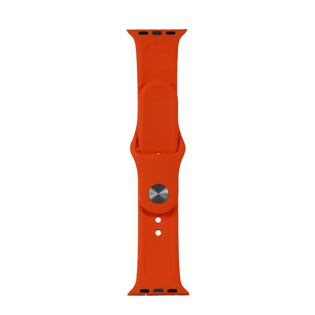 Ремінець Silicone Apple Watch 42/44/45/46/49 mm Apricot (2) (2) - фото 2