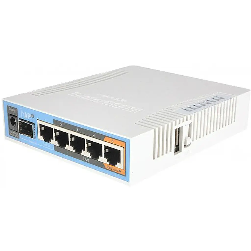 Бездротовий маршрутизатор (роутер) Mikrotik hAP ac (RB962UiGS-5HacT2HnT) - фото 2