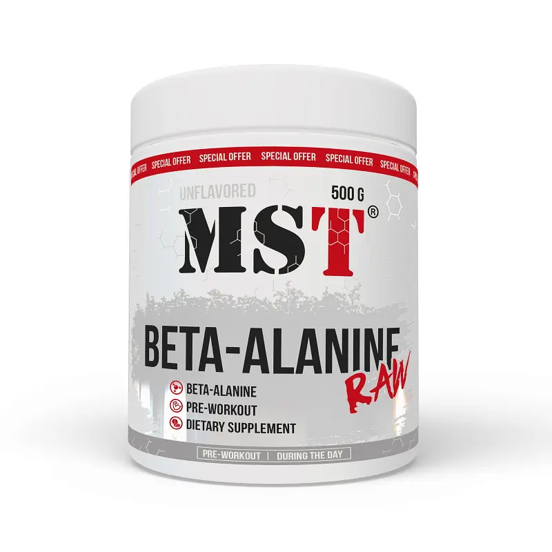 Амінокислота MST Nutrition Beta-Alanine, 500 грам