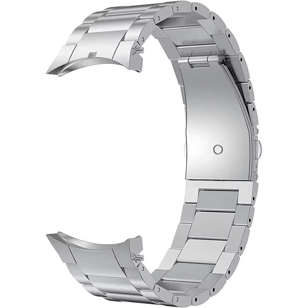 Титановий ремінець BeWatch Samsung Galaxy Watch 4/5/6/7 Silver (T0400404) - фото 2