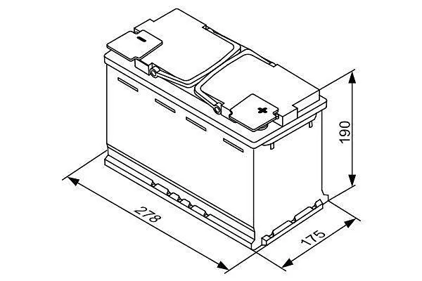 Акумулятор Bosch S5 AGM 70Ah EN 760A (0 092 S5A 080) - фото 5