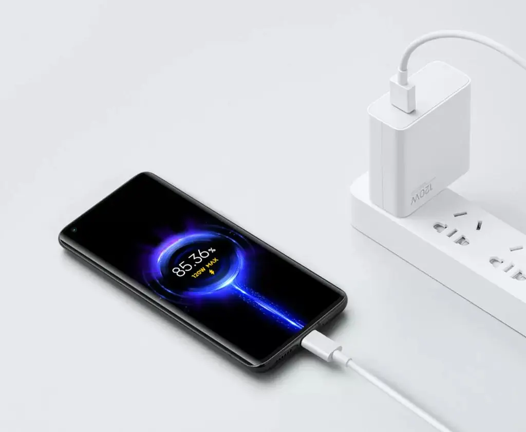 Зарядное устройство для Xiaomi 120W Combo с кабелем юсб-с (MDY-13-EE) белый - фото 2