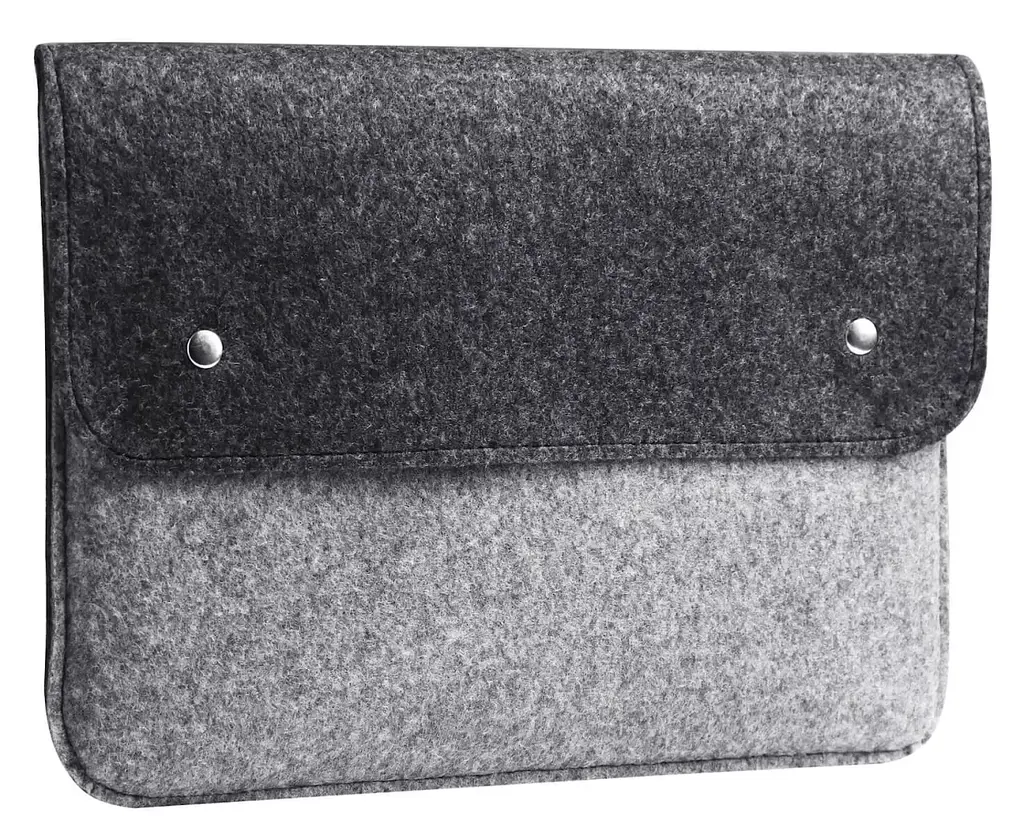 Чохол Gmakin Apple MacBook Air/Pro 15` GM05-15 Felt Case (Black/Grey) [73562] - фото 2