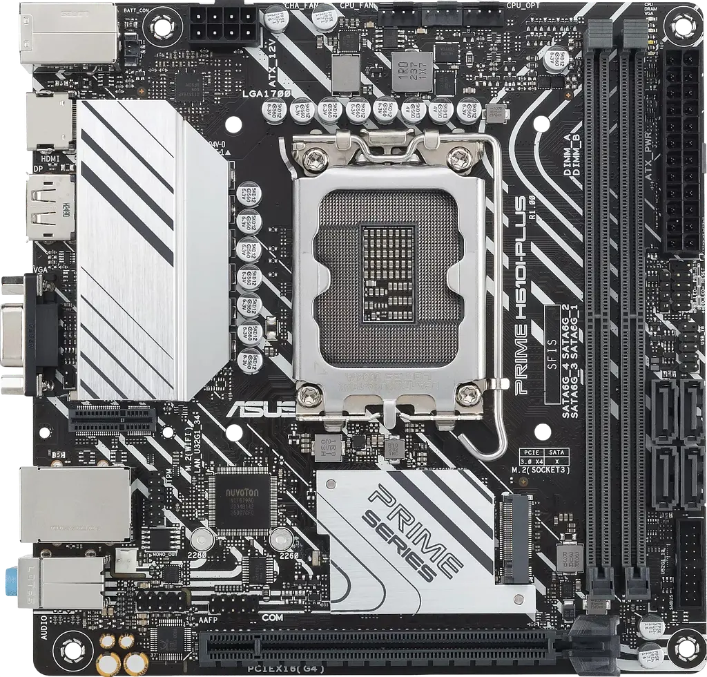 Материнська плата Asus H610I-Plus-CSM Prime LGA 1700 (PRIME H610I-PLUS-CSM) - фото 2