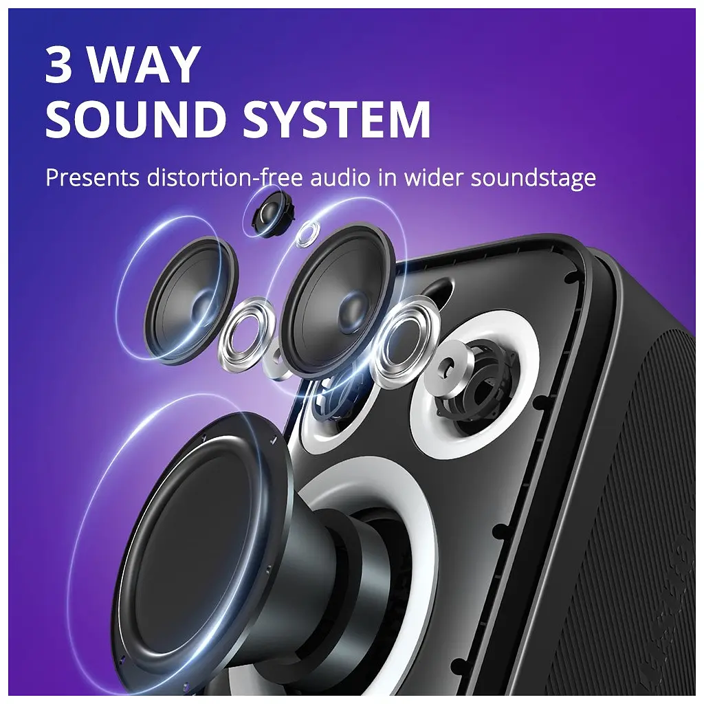 Акустична система Tronsmart Halo 200 + 2 MIcs Black (968233) - фото 2