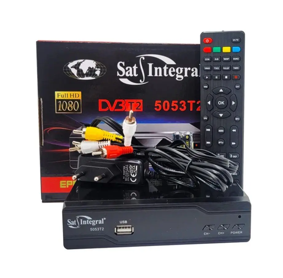 Цифровий DVB-Т2 ресивер Sat-Integral 5053 FullHD1080 - фото 3