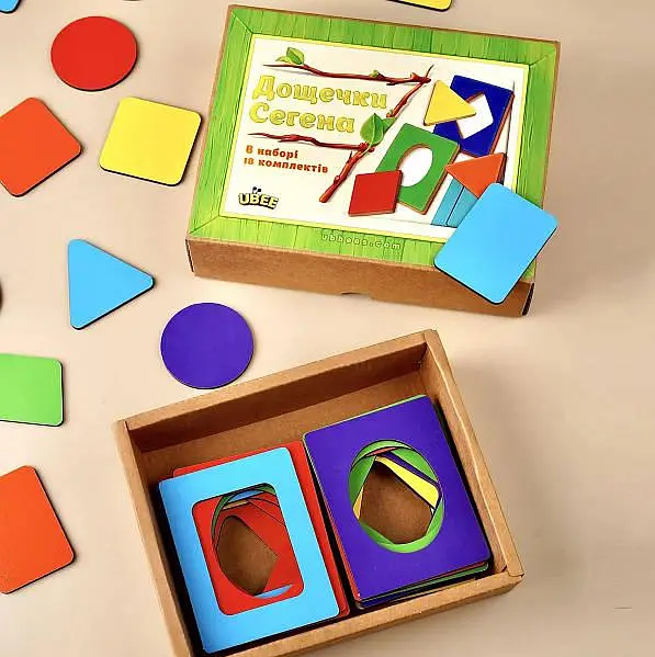 Вкладыши Доска Сегена: фигуры, цвета (ПСД212) PSD212 - фото 5