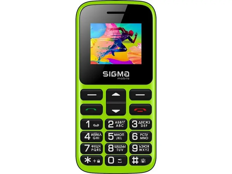Мобільний телефон Sigma mobile Comfort 50 HIT Black-Green