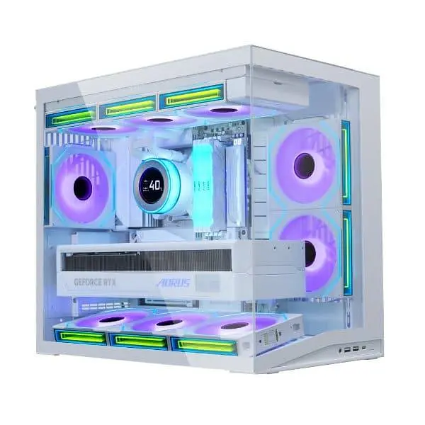 Корпус Lian Li O11 Dynamic Mini V2 Flow White (G99.O11DMIV2FW.00) - фото 5