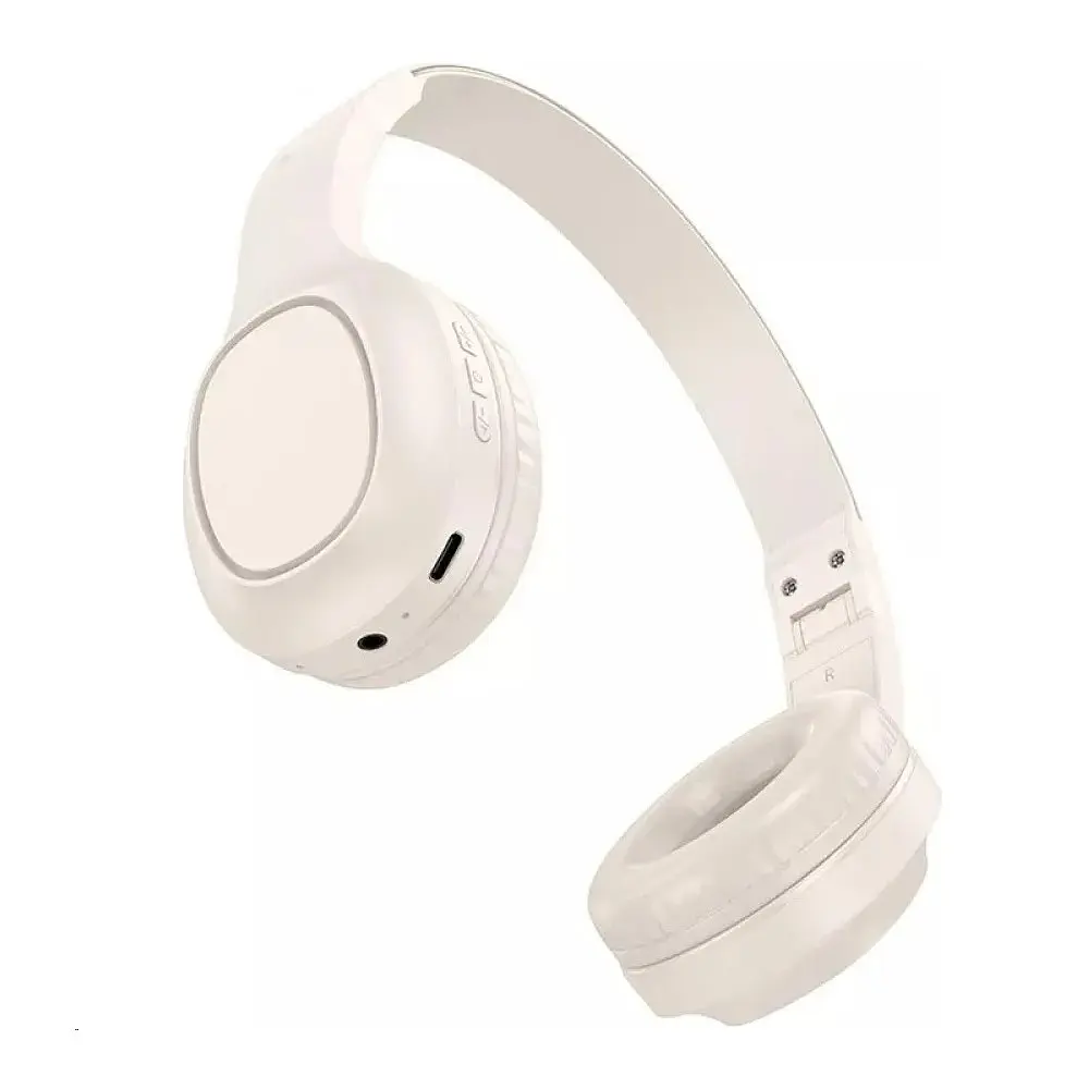 Бездротові накладні навушники HOCO W46 Charm BT headset білий - фото 3