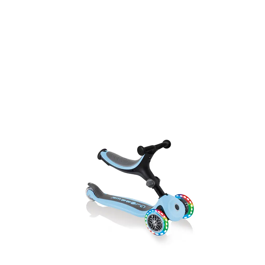 Самокат Globber Go up foldable plus lights, пастельно-синій (743-200) - фото 7