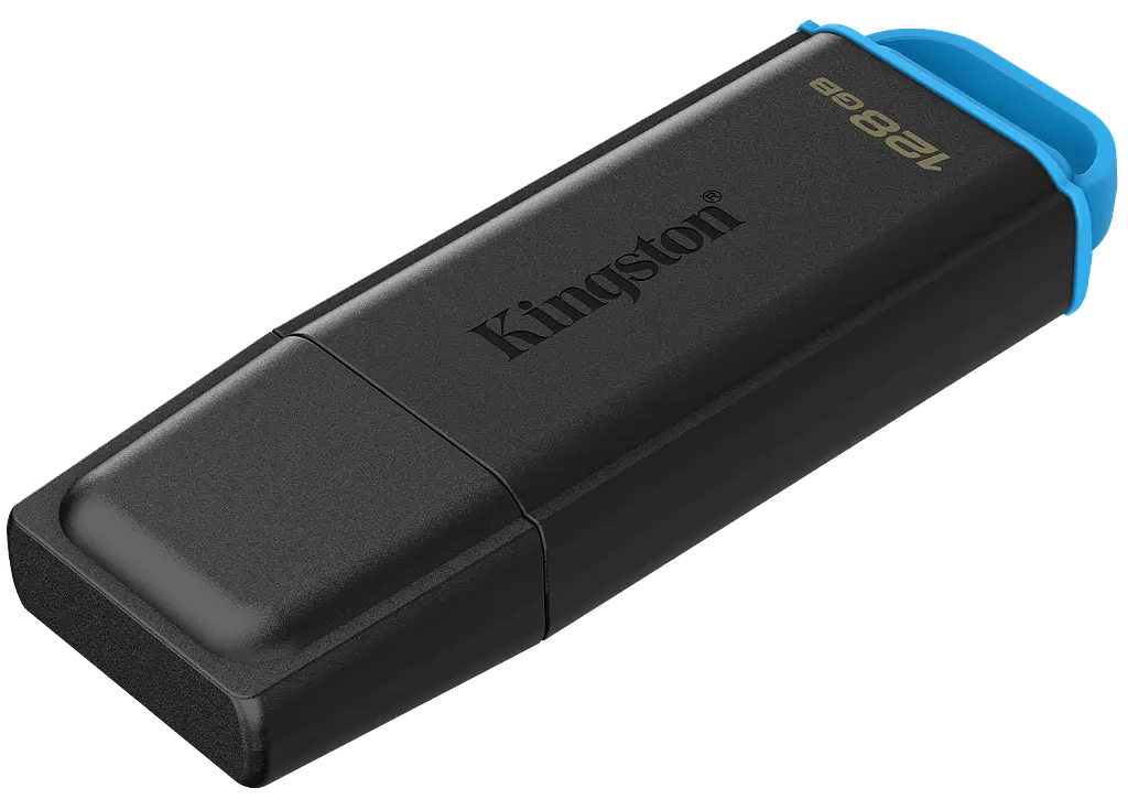 Flash Drive Kingston DT Exodia 128GB USB 3.2 Black/Blue (7285978) - фото 2