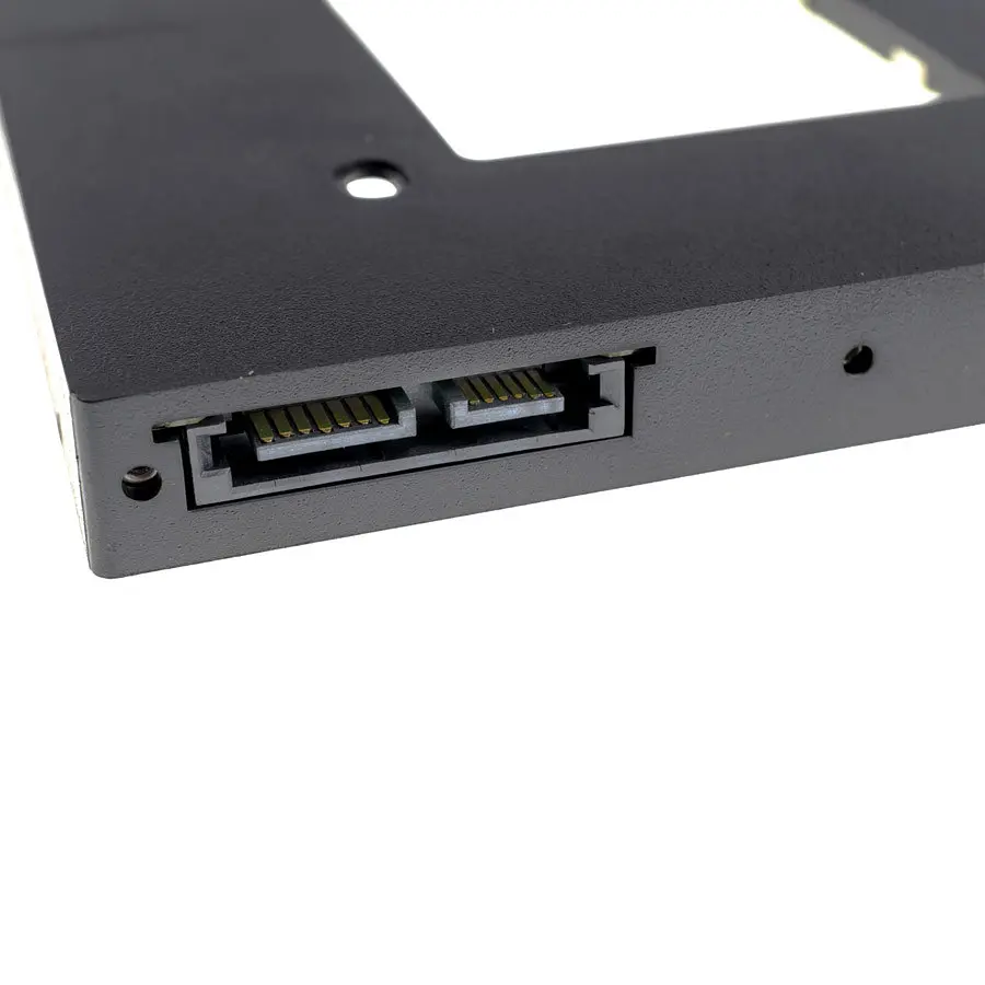 Кишеня для 2.5 SATA HDD SSD h=12.7mm устанавливается замість SATA-привода ноутбука Second HDD Caddy Optibay матовий - фото 4
