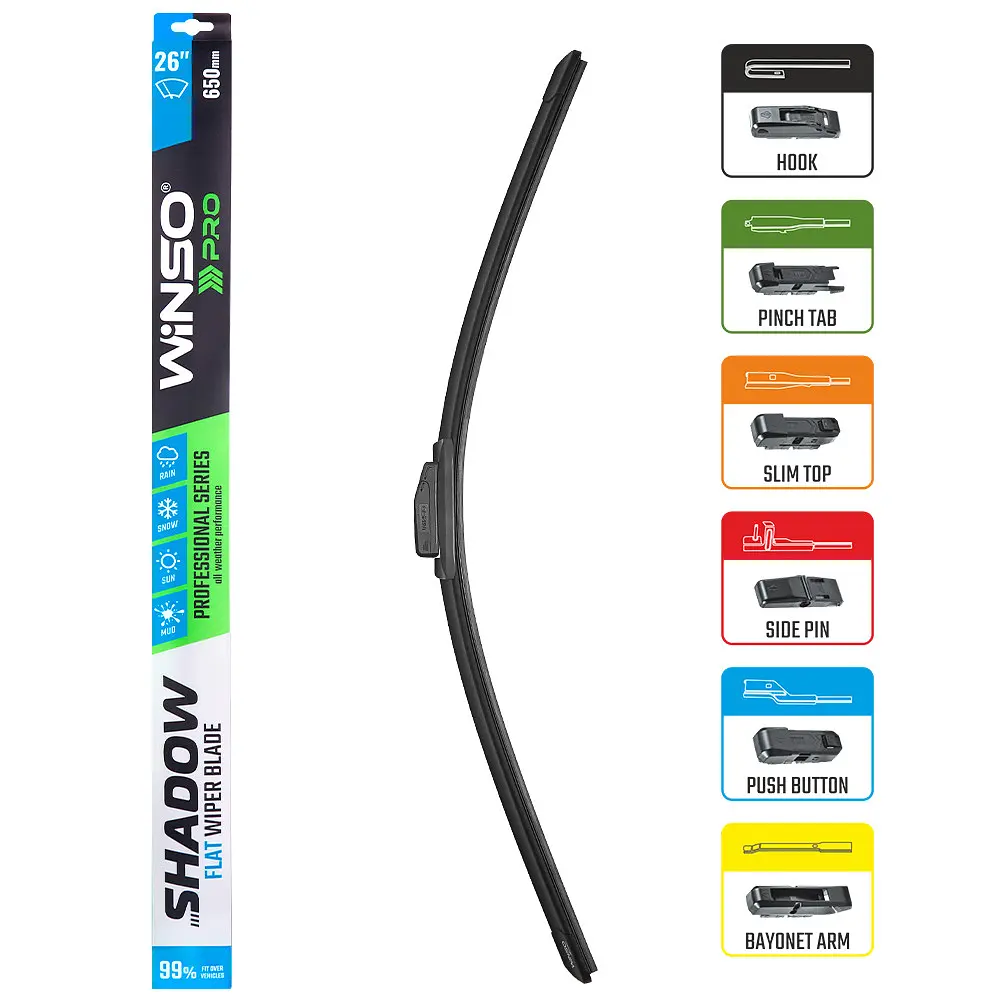 Бескаркасная щетка Winso Pro Shadow 26/650 мм (117650) - фото 3