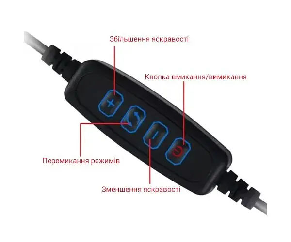 Настільна LED-лампа, спіральна, чорна, 10 х 27 см - фото 3