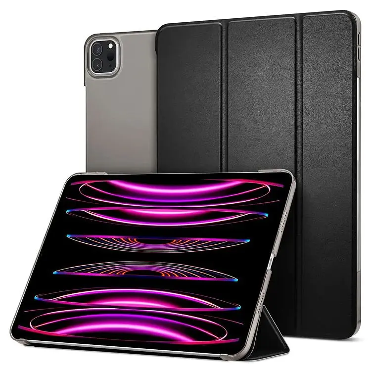 Чехол-книжка BeCover Tri Fold Hard для Apple iPad Pro 12.9 2020/2021/2022 Black (709668) - фото 2