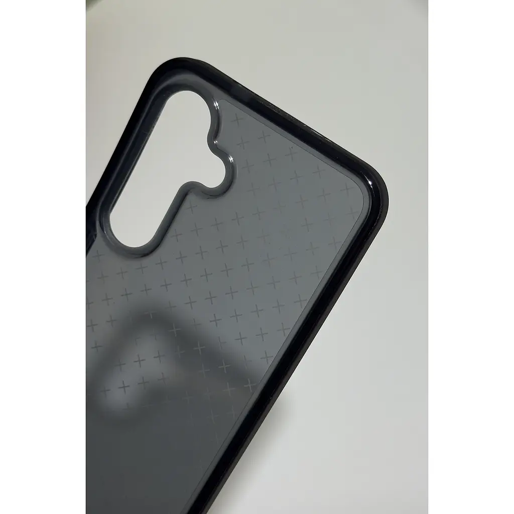 Оригинальный противоударный силиконовый чехол Tech21 Evo Check для Samsung Galaxy S24 Plus/S25 Plus (6.7") Black - фото 12