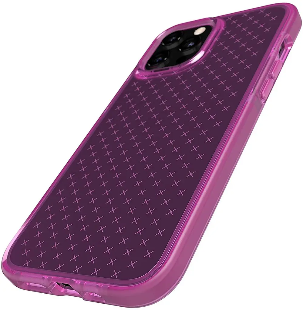 Протиударний чохол з антимікробним покриттям Tech21 Evo Check для iPhone 12 Pro Max (6.7") Mystical Fuchsia - фото 3