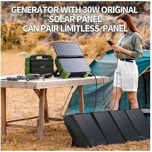 Портативная электростанция PD Browey Solar Panel 22W PN-600 евро версия 600W - фото 5