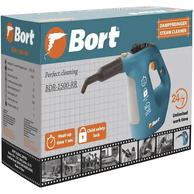 Пароочисник Bort BDR-1500-RR (93410747) [99167] - фото 11