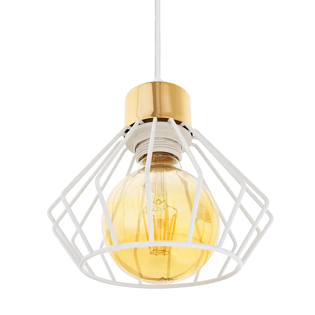 Люстра подвесная Brille Е27 60W WH (BL-393S/1) - фото 3