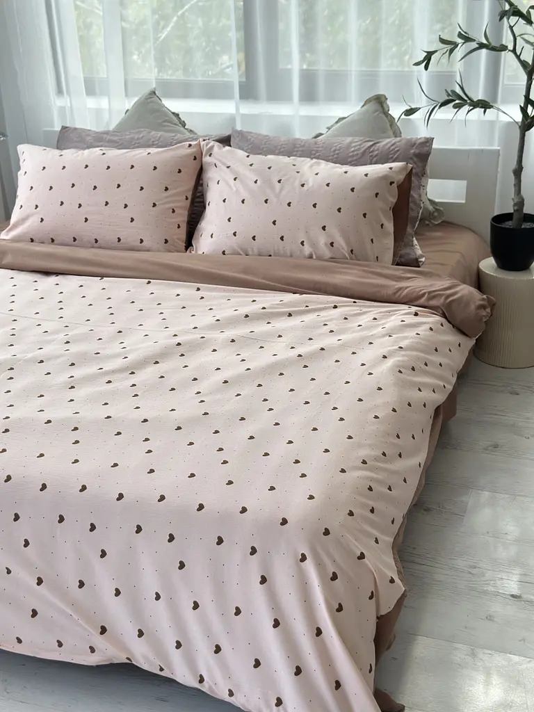 Постільна білизна полуторна Dushka Home Муслін 41037 160х215 см - фото 2