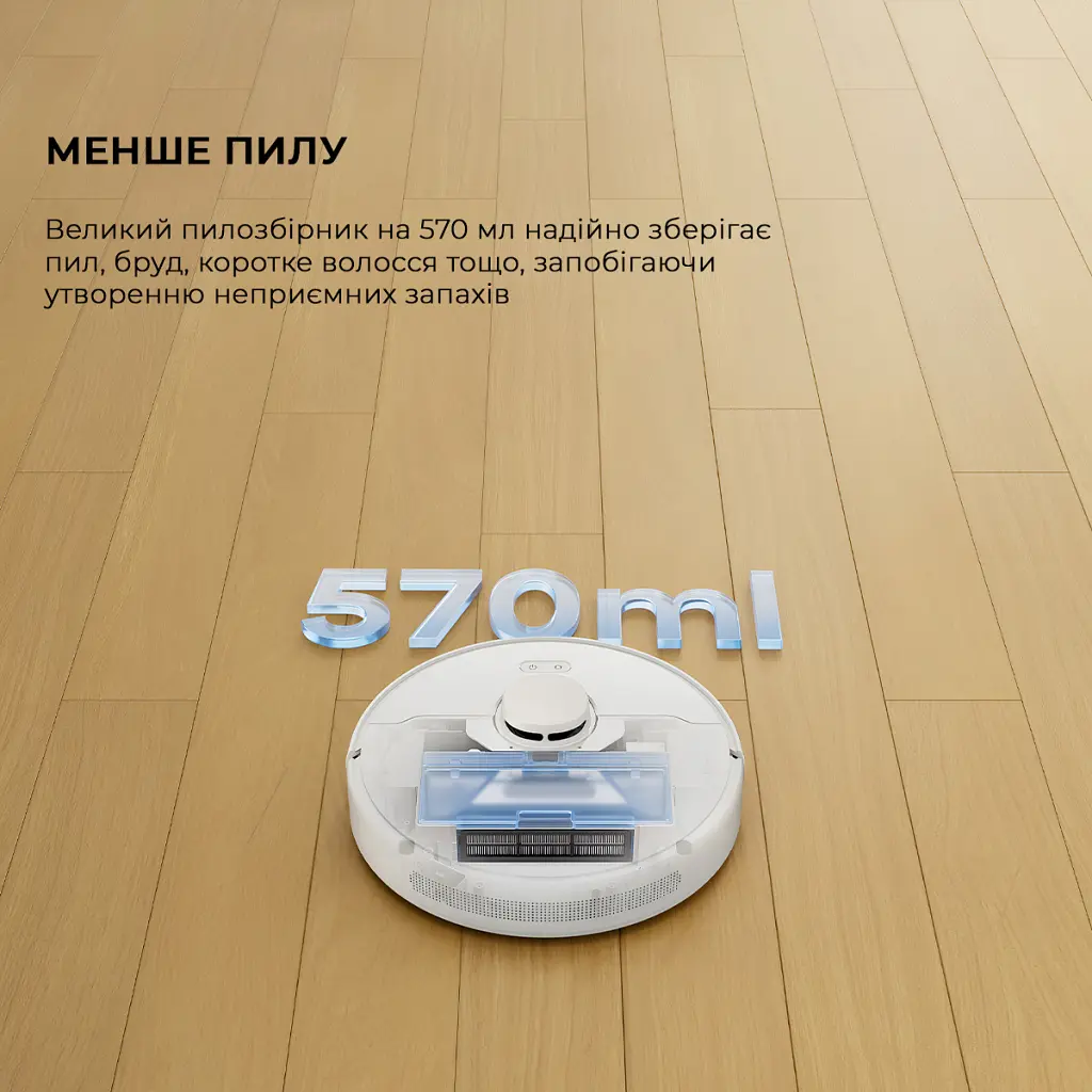 Пилосос Dreame D9 Max Gen2-WH (RLD34GA-Wh) - фото 6
