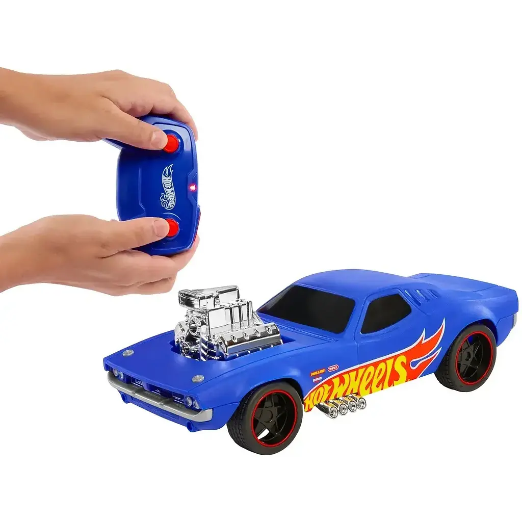 Машинка на радиоуправлении Hot Wheels Rodger Dodger 1:16 увеличенная (HTP54) - фото 3