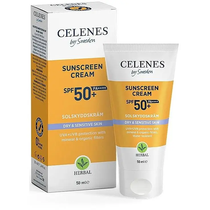Солнцезащитный крем Celenes SPF 50+ для сухой и чувствительной кожи 50 мл - фото 2