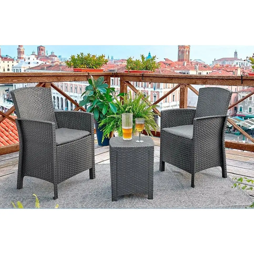 Набір садових меблів Bica Lido terrace графіт - фото 3