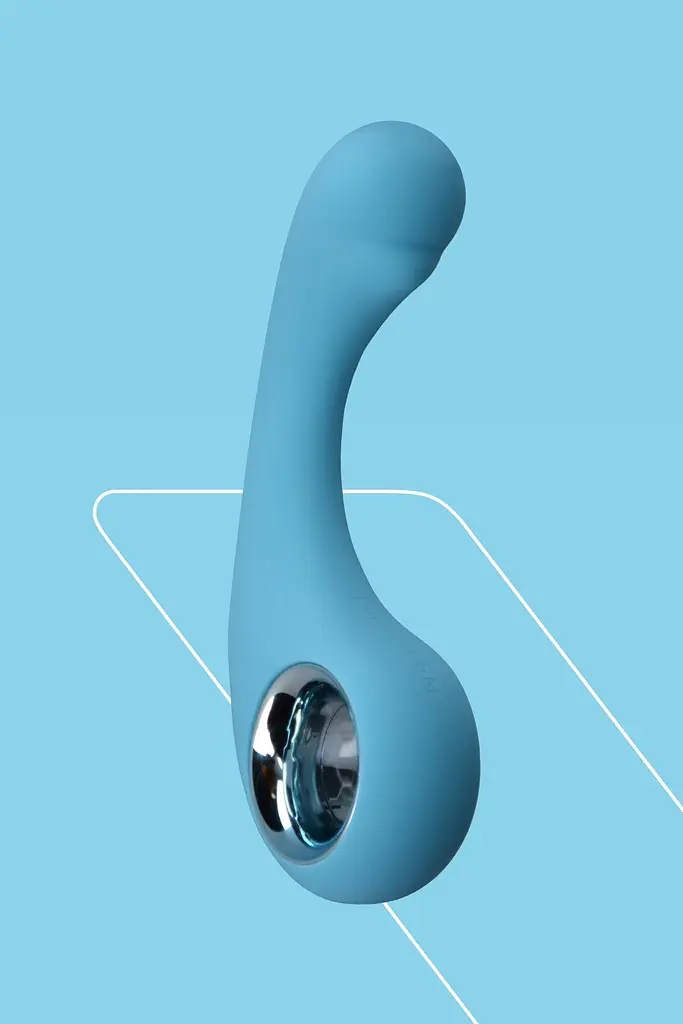 Вібратор FairyGasm BraveryAward 12.5 см блакитний - фото 11