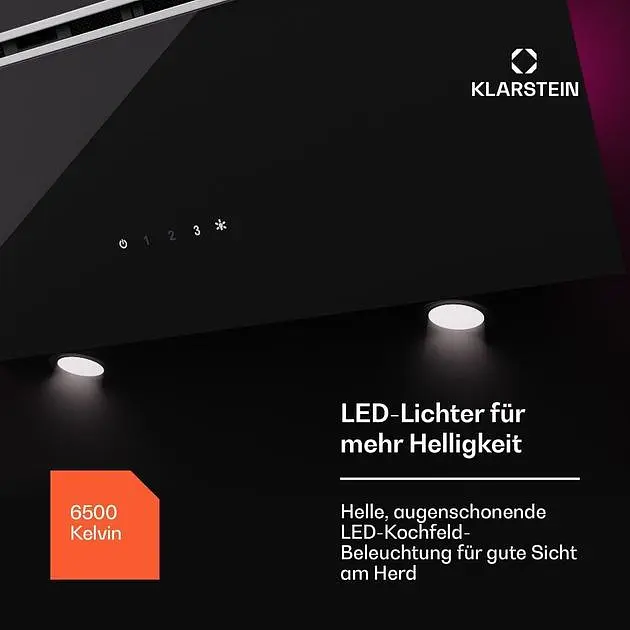 Вытяжка Klarstein Alina 600 м²/час (10045345) - фото 4