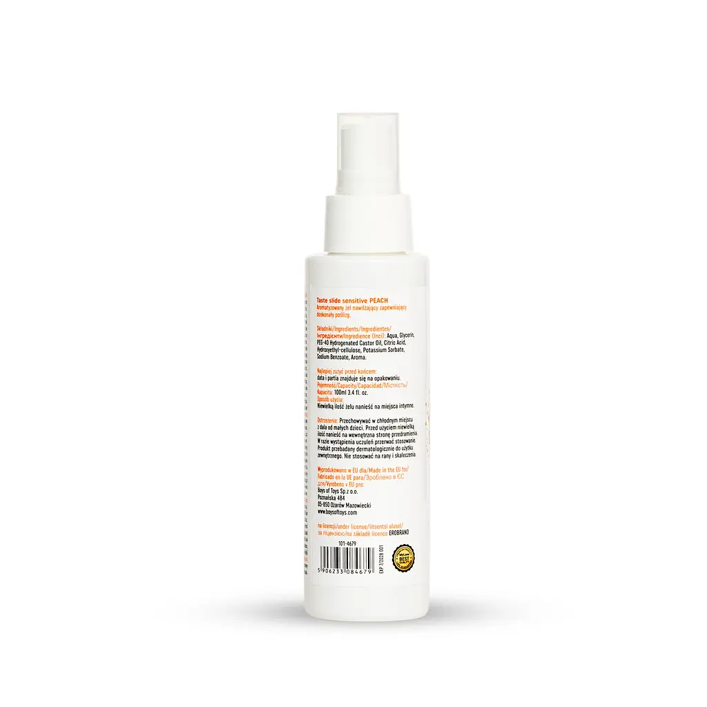 Інтимний гель-лубрикант - MyLove Taste Slide Sensitive Peach, 100 мл - фото 8