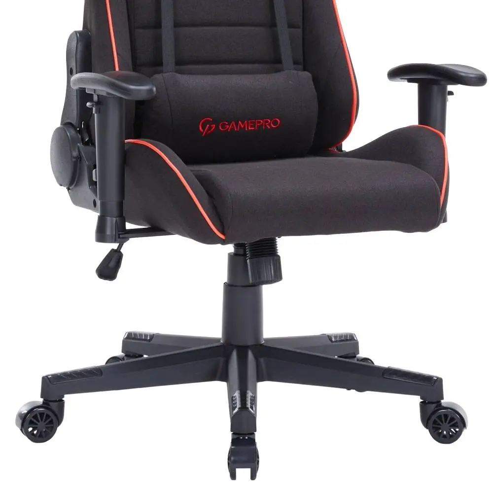 Крісло для геймерів GamePro Black/Red (GC575FB) - фото 6