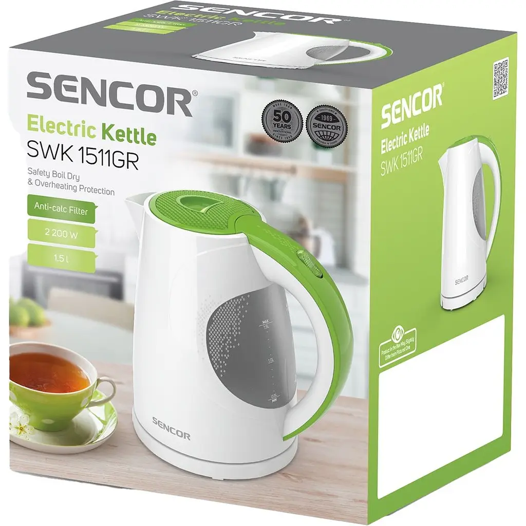 Электрочайник Sencor SWK 1511GR - фото 12