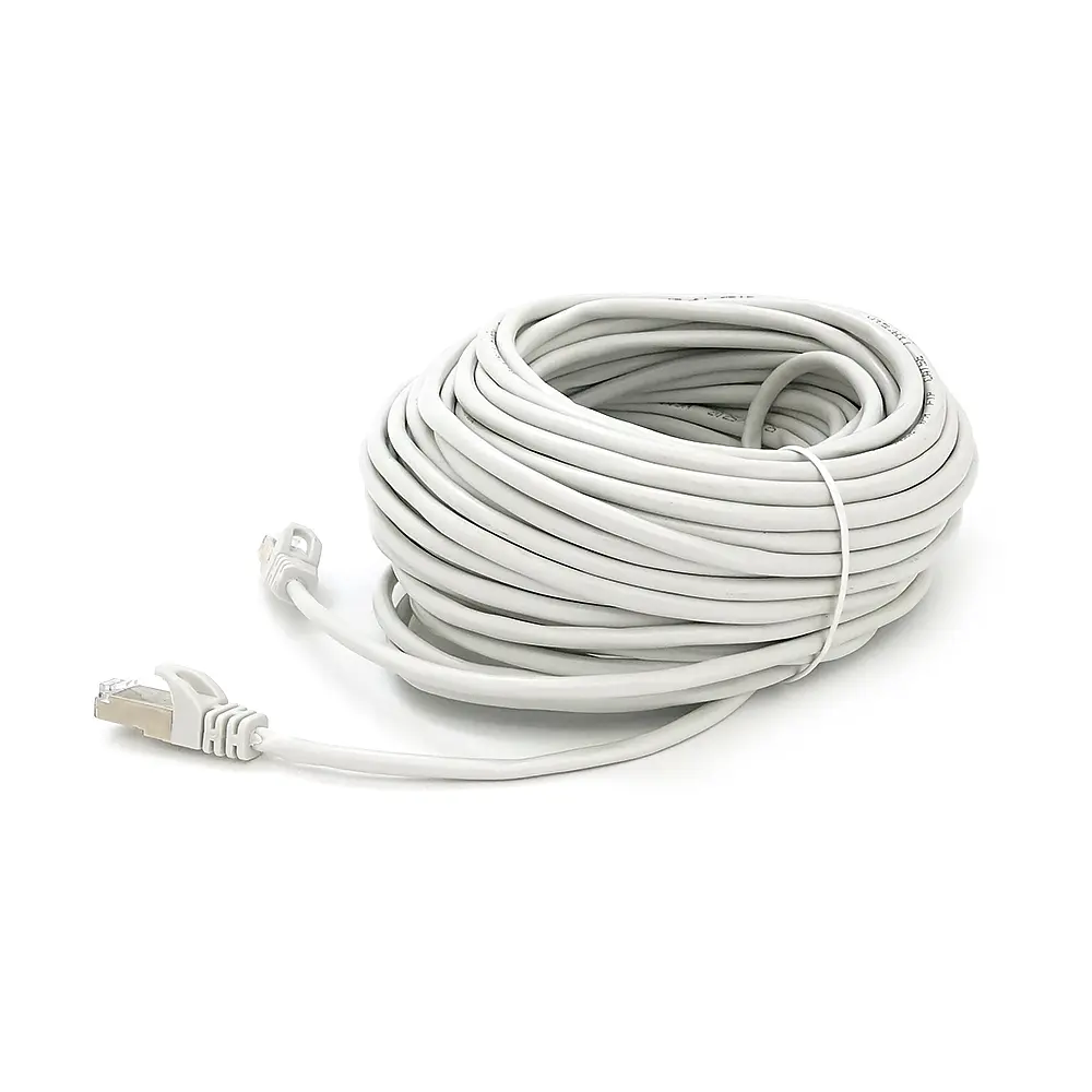 Патч-корд литий MERLION, FTP, RJ45, Cat.5e, 30m, сірий, CU, Q200 - фото 2