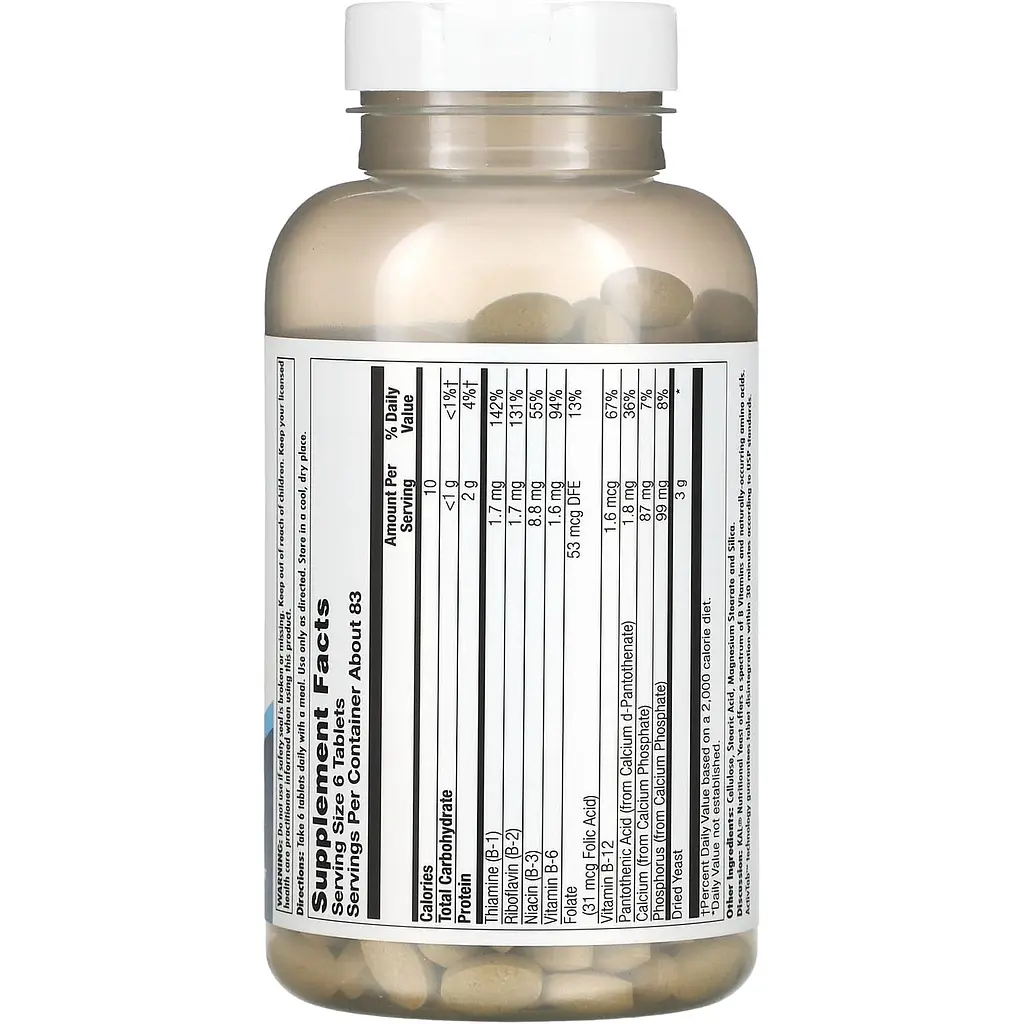 Харчові дріжджі KAL Nutritional Yeast 500 таблеток (CAL-39828) - фото 2